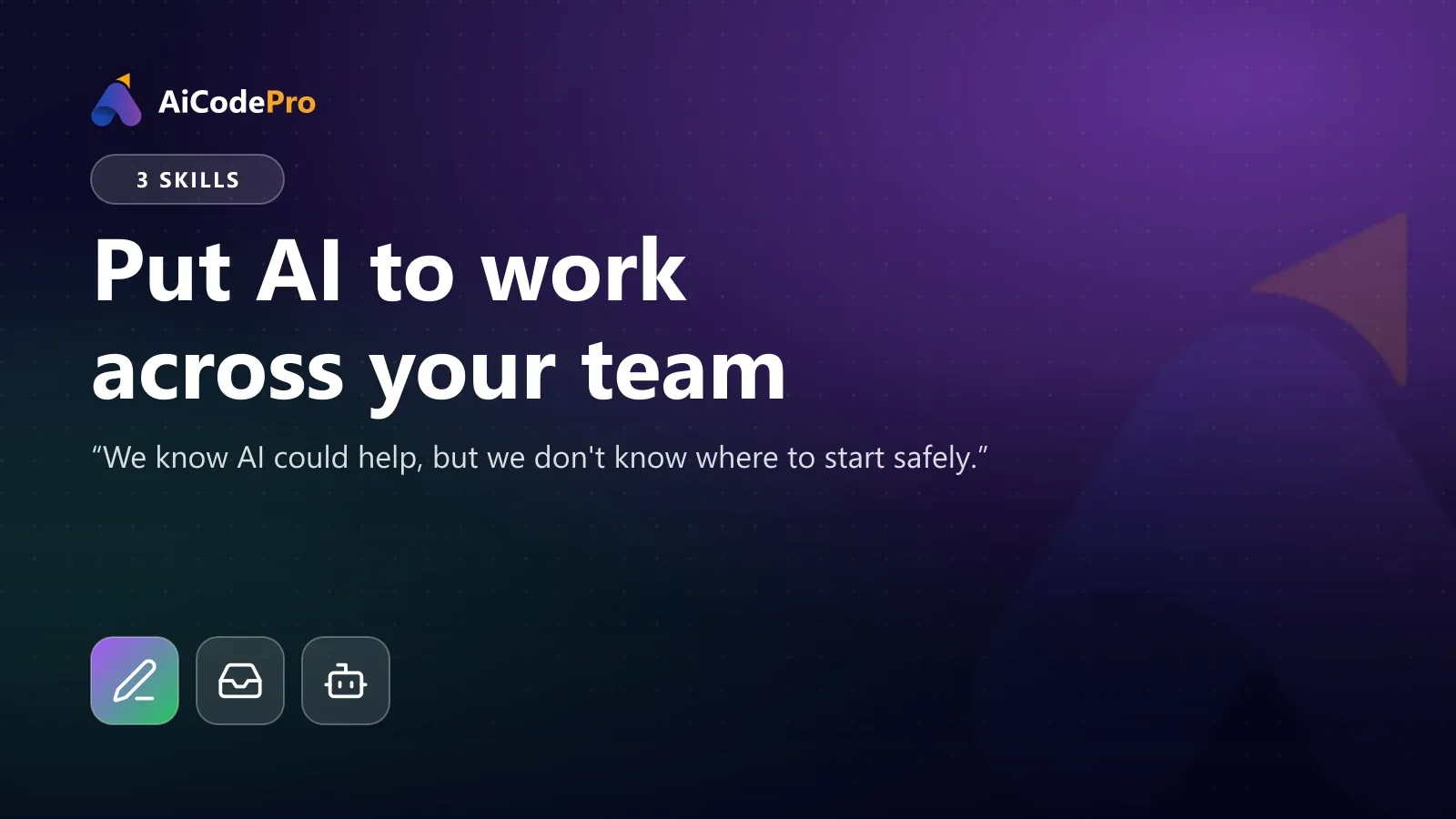 Put AI to work across your team