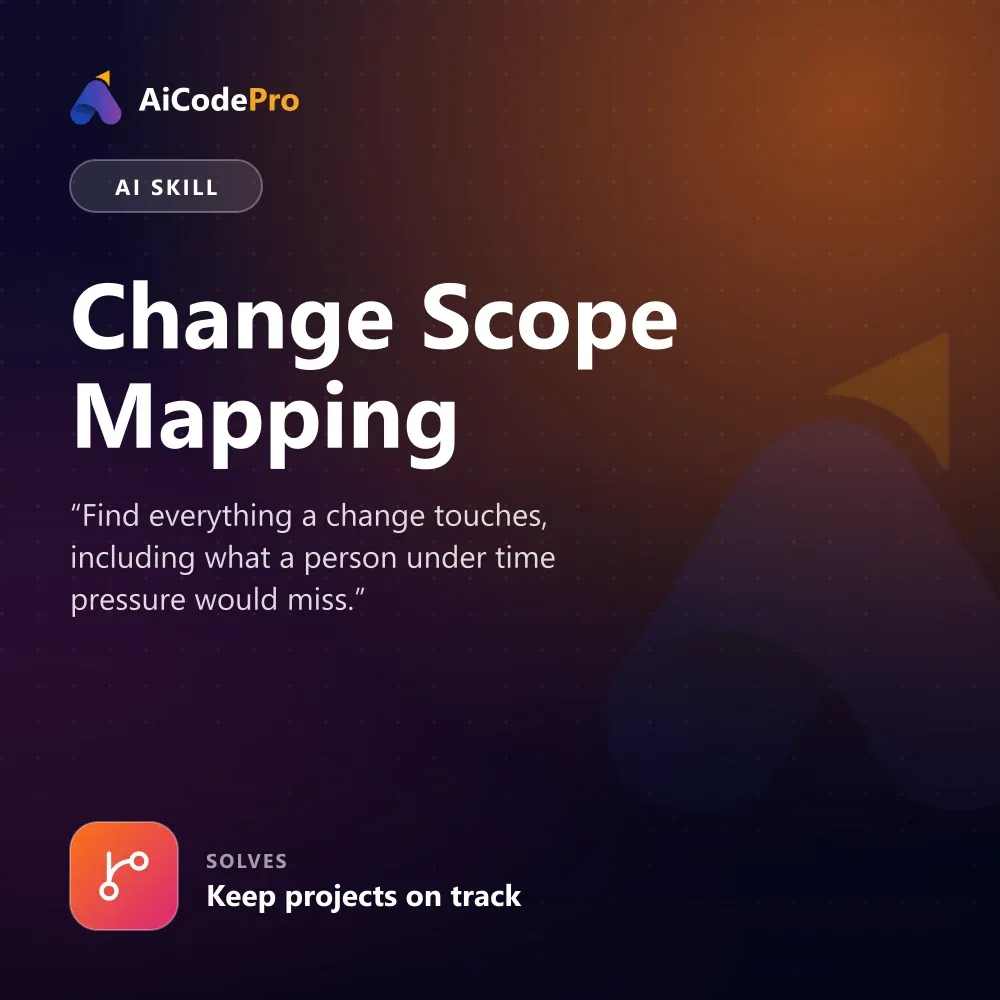 Change Scope Mapping Skill