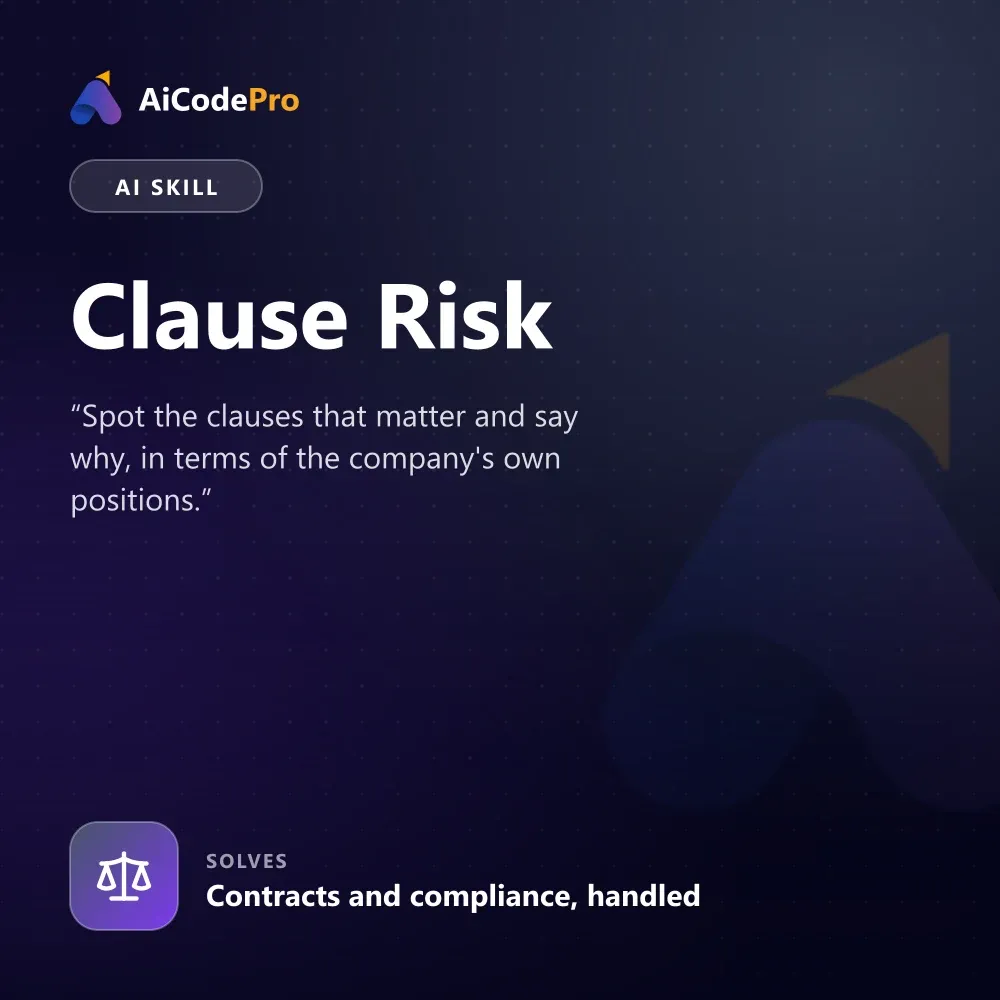Clause Risk Skill