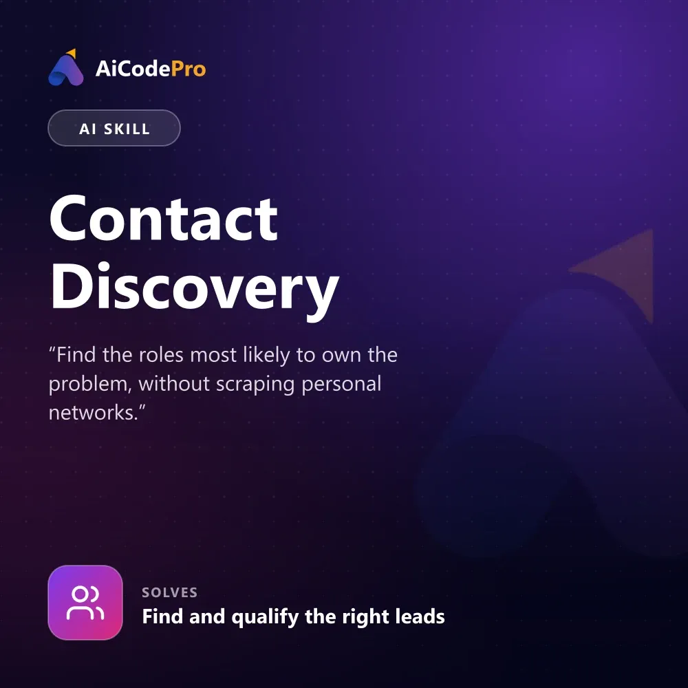 Contact Discovery Skill