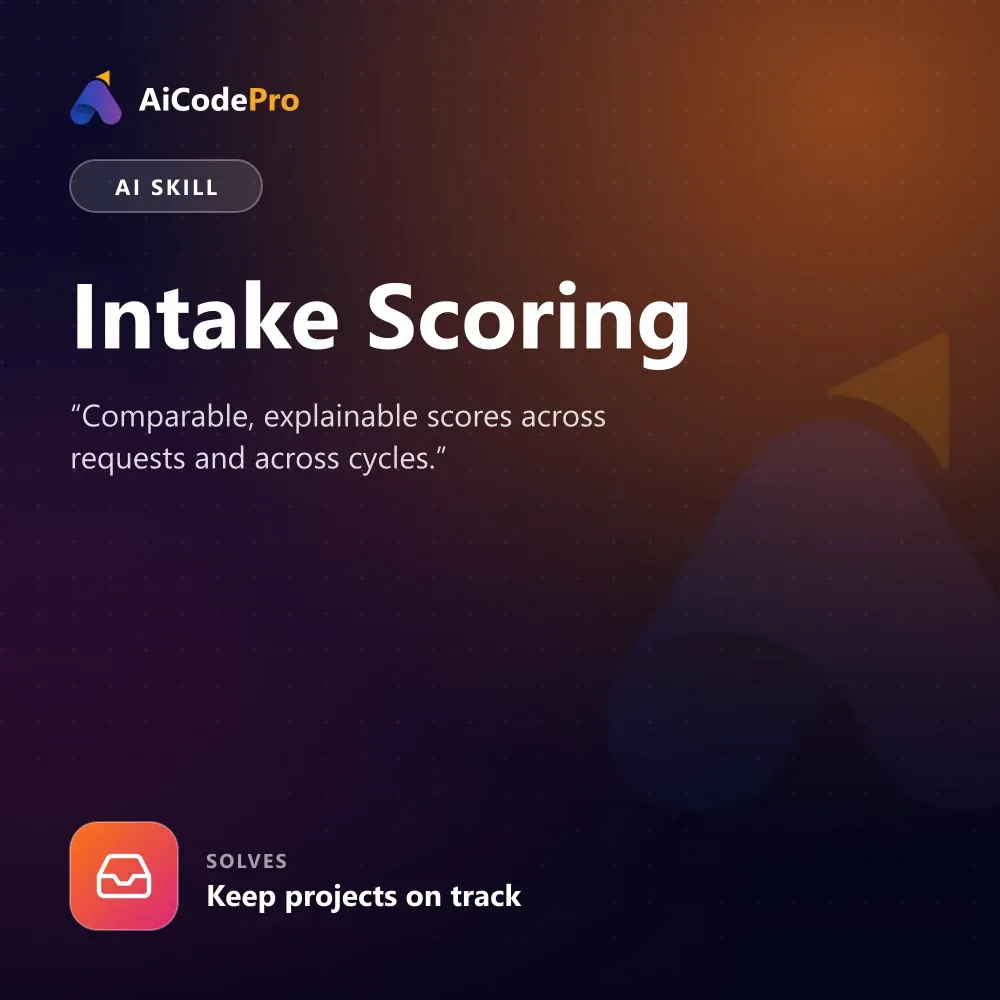 Intake Scoring Skill