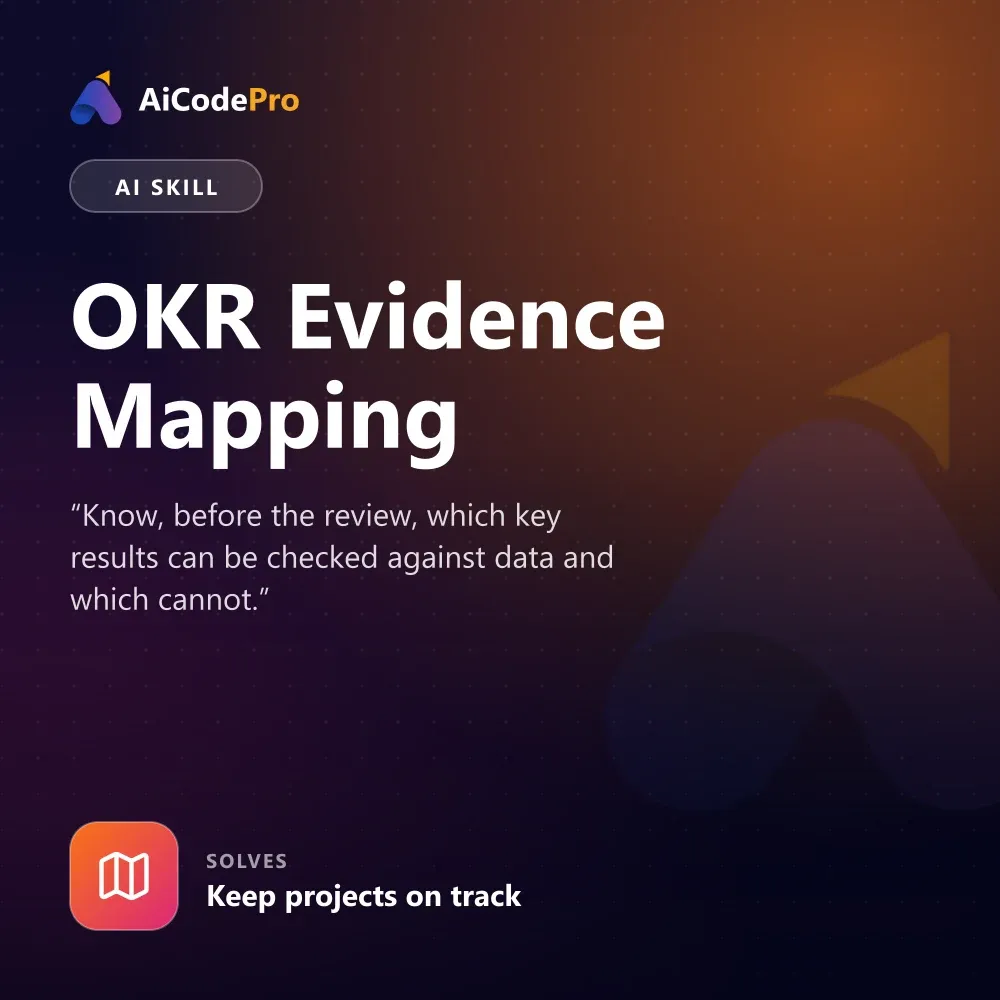OKR Evidence Mapping Skill