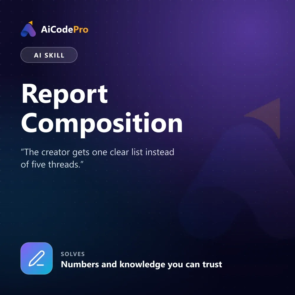 Report Composition Skill