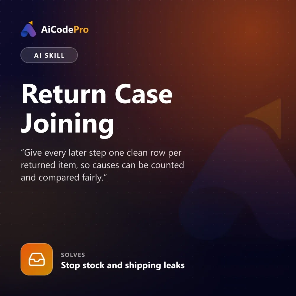 Return Case Joining Skill