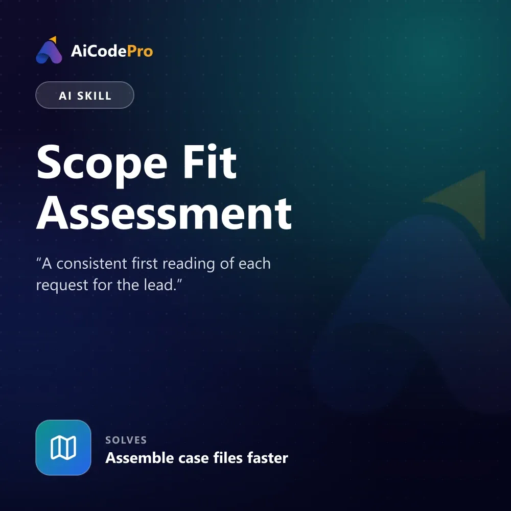 Scope Fit Assessment Skill