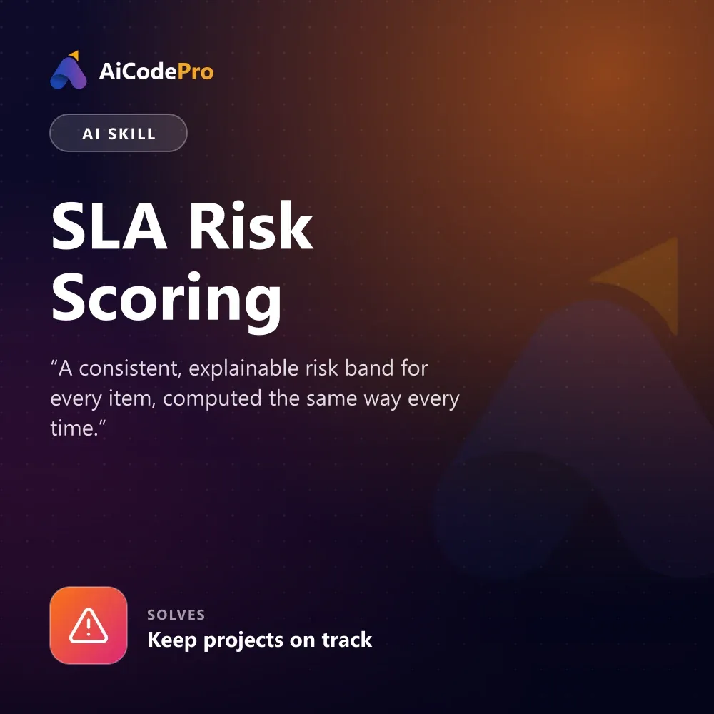 SLA Risk Scoring Skill