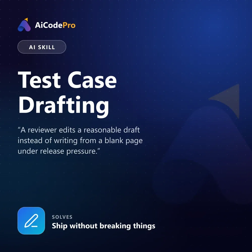 Test Case Drafting Skill