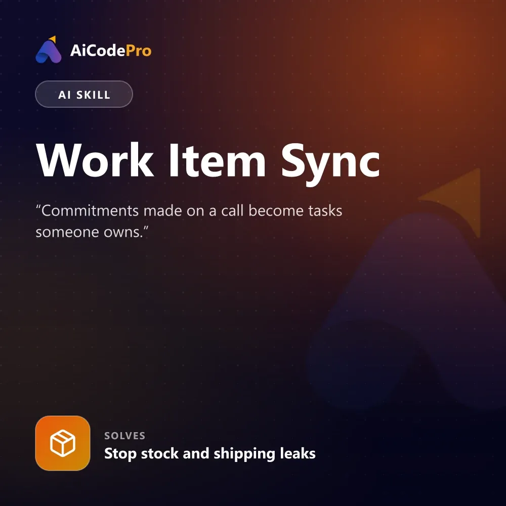 Work Item Sync Skill