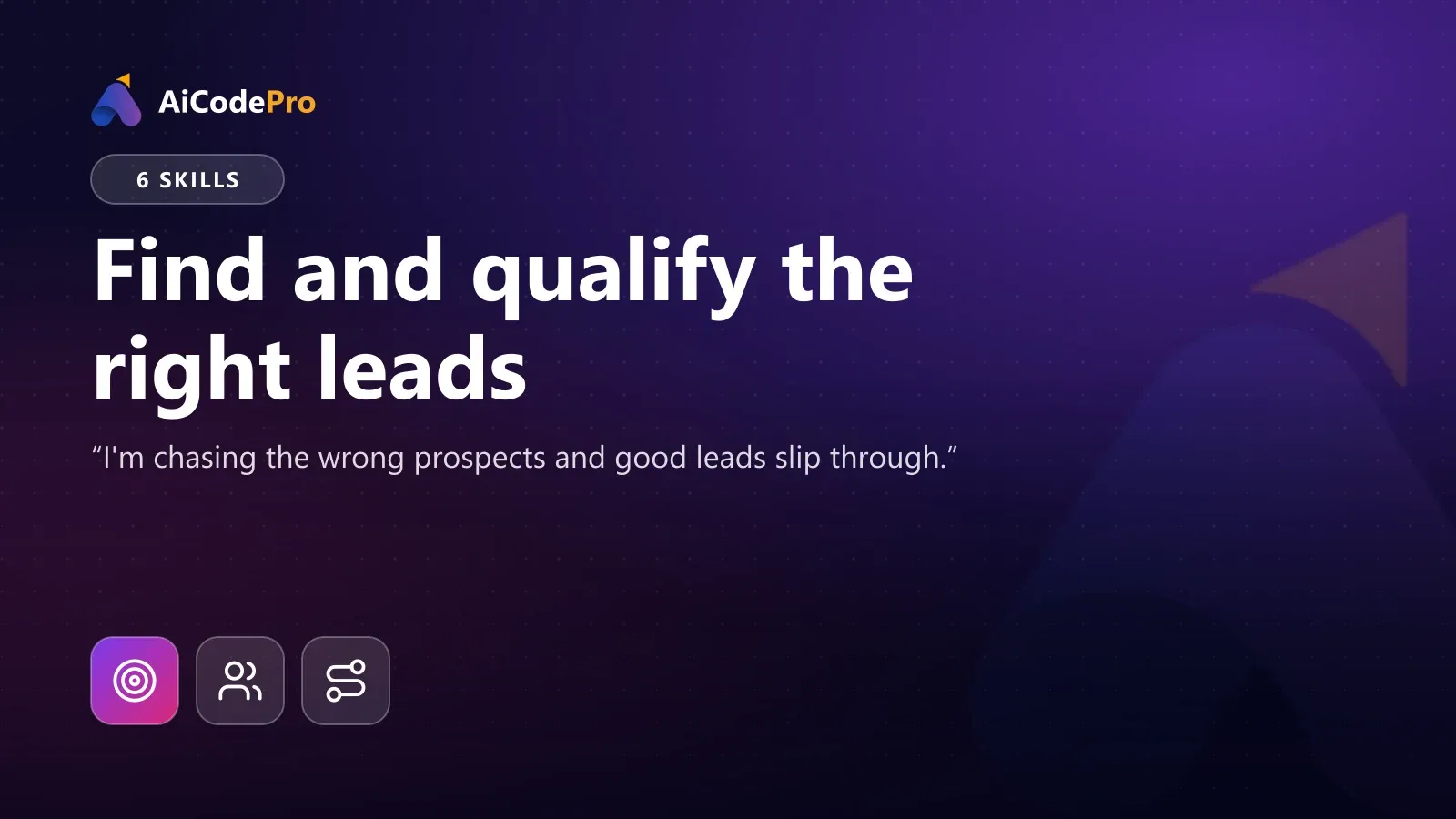 Find and qualify the right leads